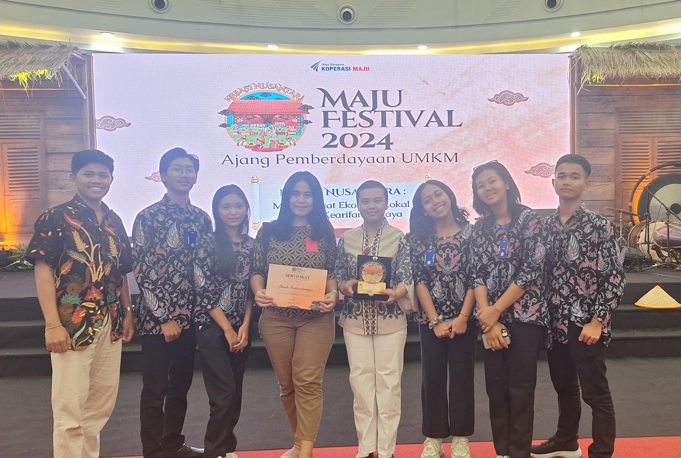 Mahasiswa Bisnis Manajemen Mengikuti Lomba Cerdas Nusantara Maju Festival 2024